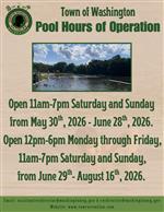 Pool Hours of Operation