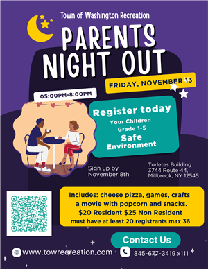 Parents Nite out - November
