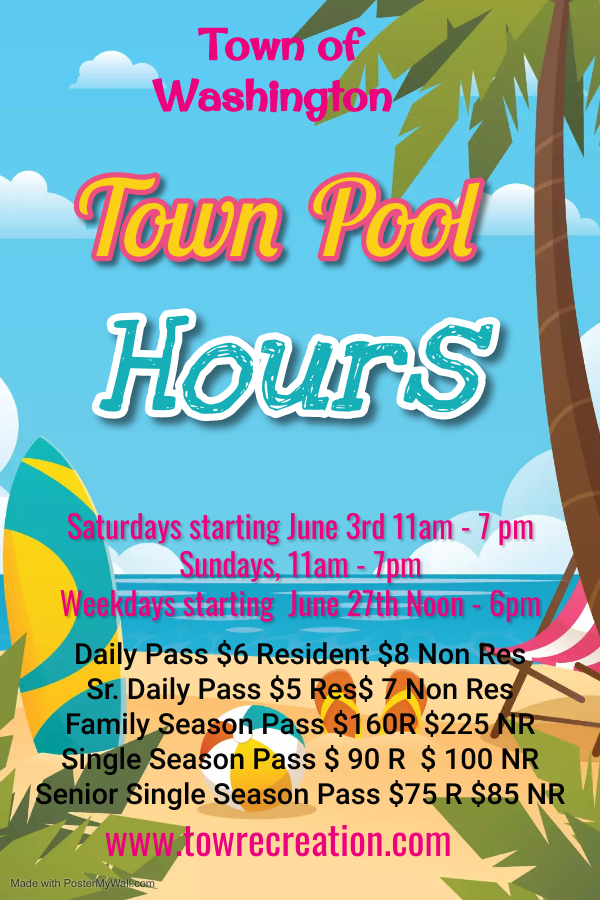 Town of Washington Recreation Online Registration by